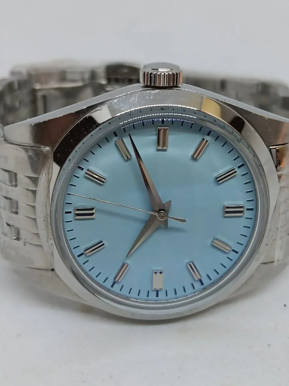 Addiesdive AD2030 STERILE DIAL Men's 37mm S/Steel Sweep Second Quartz Watch
